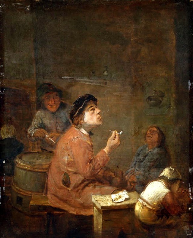 Smoking peasants by Joos van Craesbeeck