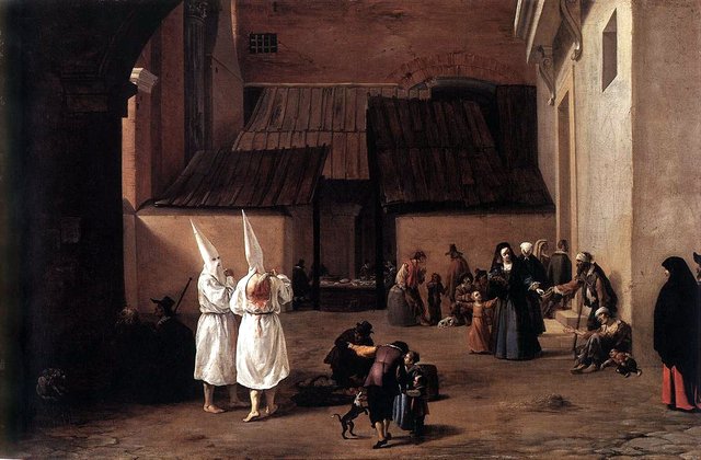 Flagellants by Pieter van Laer