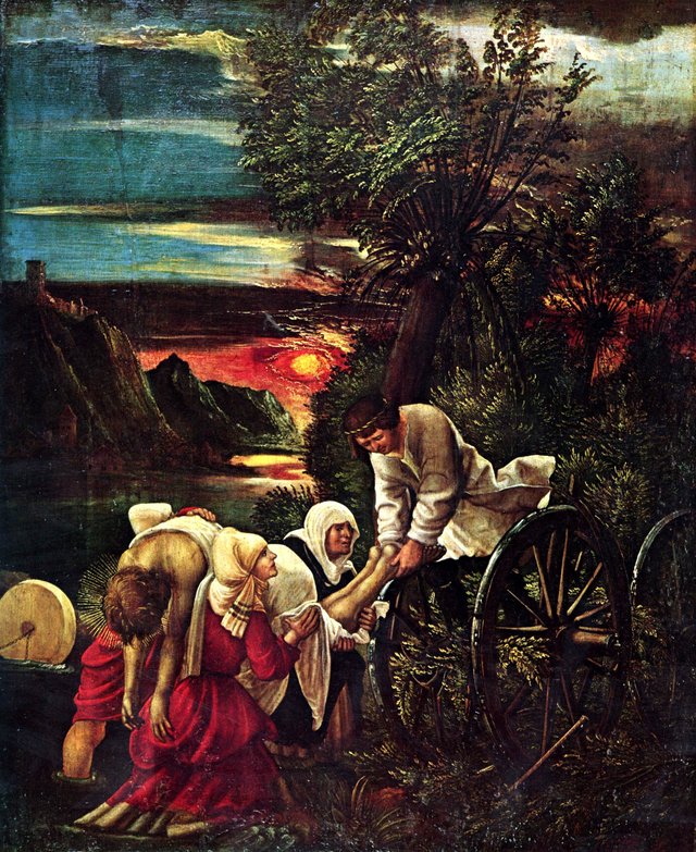 Finding of the Body of Saint Florian by Albrecht Altdorfer