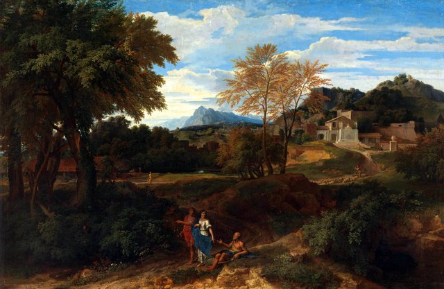 Klassische Landschaft by Francisque Millet