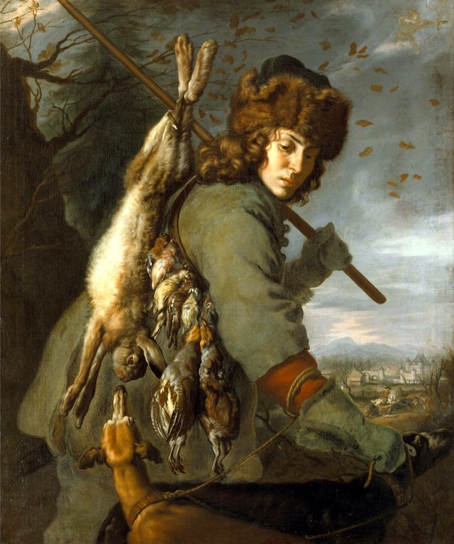 November: A Hunter by Joachim von Sandrart the Elder
