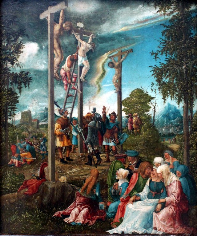 Crucifixion of Jesus by Albrecht Altdorfer