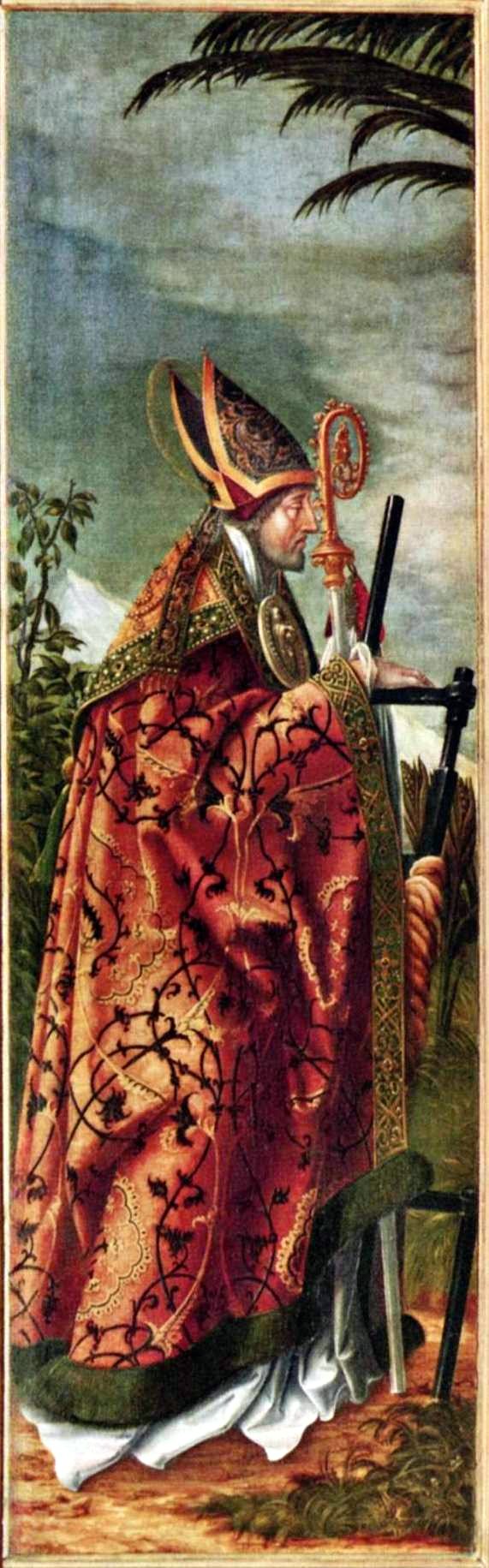 Saint Erasmus by Hans Burgkmair the Elder