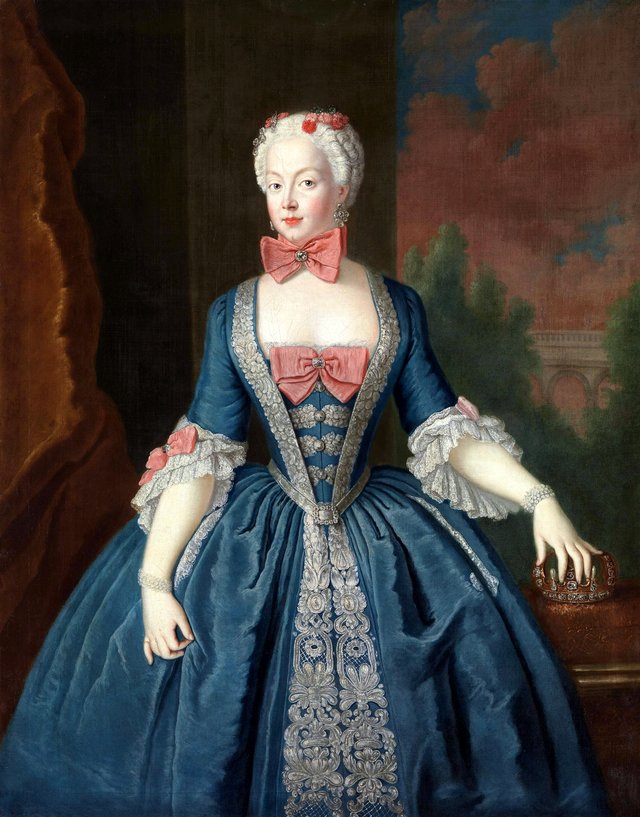 Prinzessin Elisabeth Christine von Preußen (Werkstattkopie) by Antoine Pesne