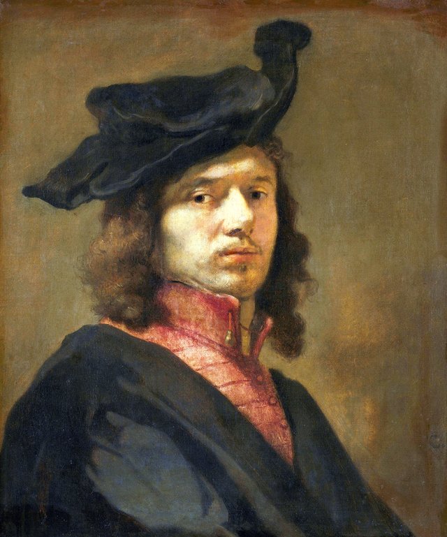 Self-portrait by Carel Fabritius