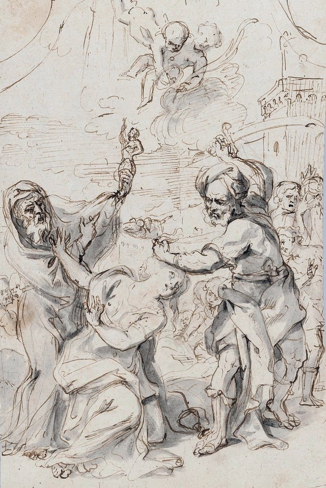 Martyrdom of Saint Barbara. by Theodoor van Thulden