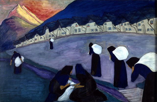 Women in Black by Marianne von Werefkin