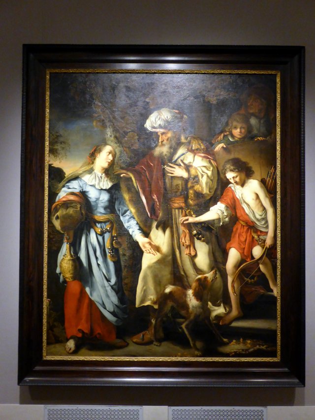 Abraham banishes Hagar and Ishmael by Godfrey Kneller