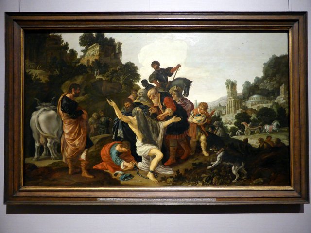 Nebukadnezar erhält die Königswürde zurück by Jacob Pynas