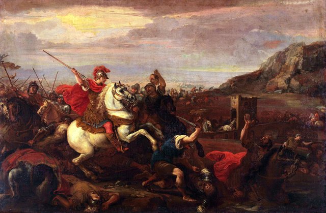 Battle of the Milvian Bridge by Jacques Courtois