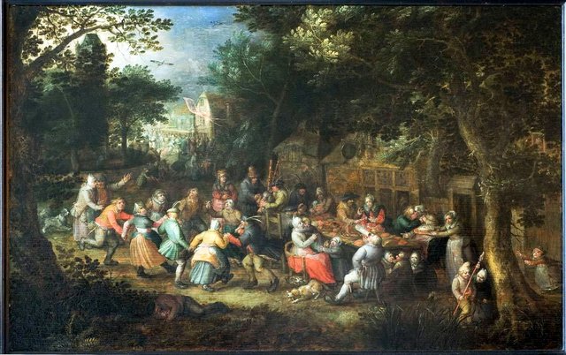 Eine Bauernkirmes by David Vinckboons