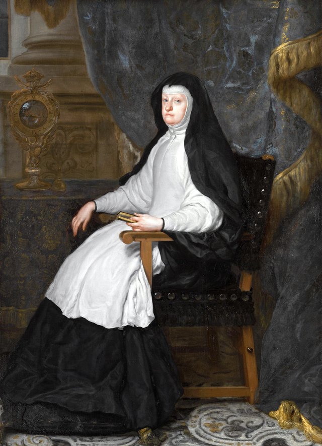 Mariana of Austria, Consort of King Philip IV of Spain, as a Widow by Claudio Coello