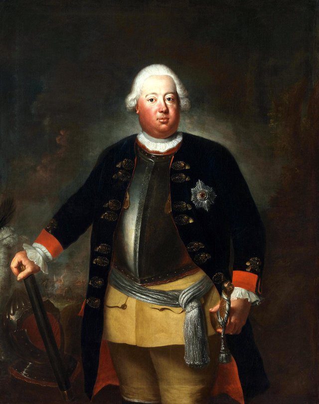 King Friedrich Wilhelm I. of  Prussia by Antoine Pesne