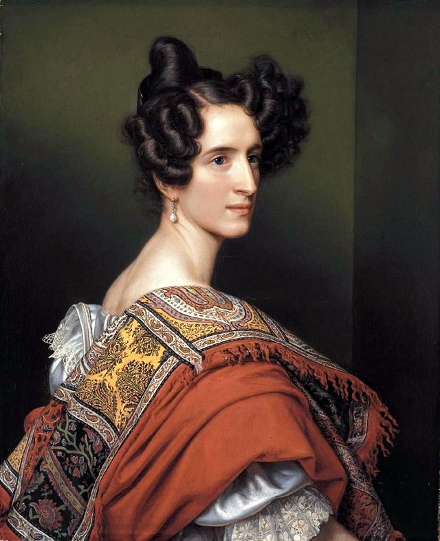 The Court Singer Katharina Sigl-Vespermann by Joseph Karl Stieler