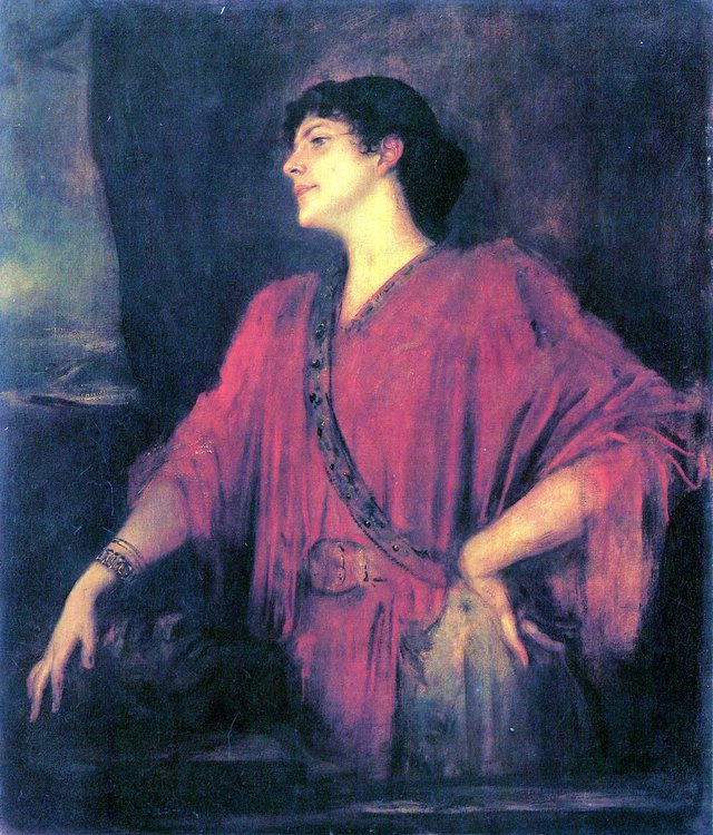 Mary Lindpaintner as Salome by Franz von Lenbach