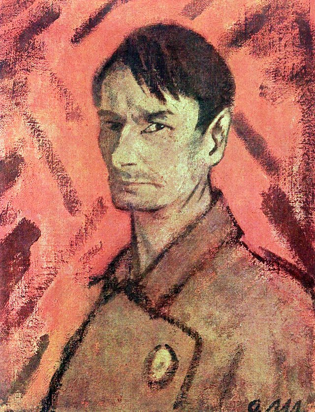Self portrait by Otto Mueller