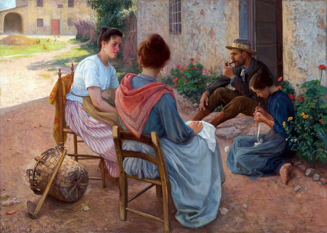Italian Family by Elin Danielson-Gambogi