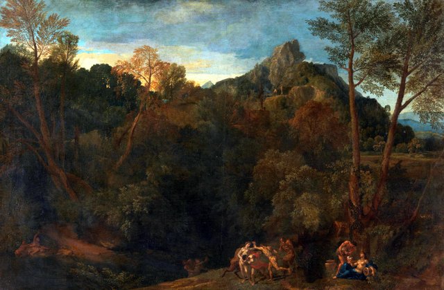 Landschaft by Francisque Millet