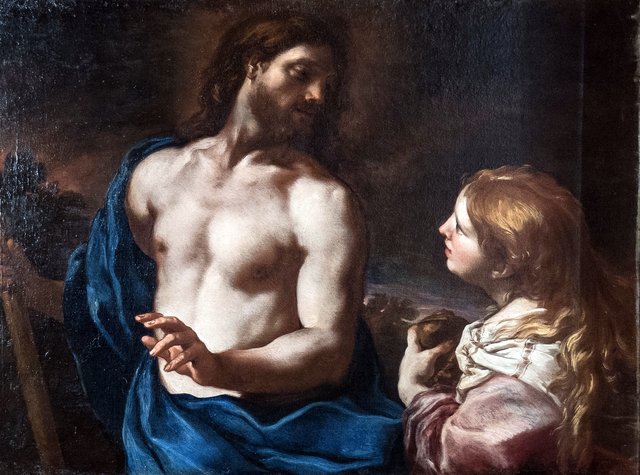 Noli me tangere by Simone Cantarini