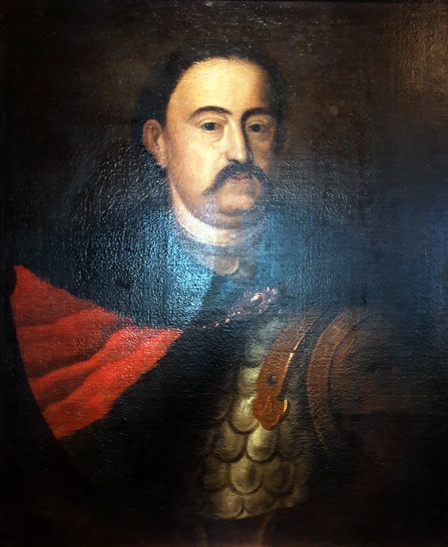 Portrait of King John III Sobieski in karacena and delia coat by Daniel Schultz