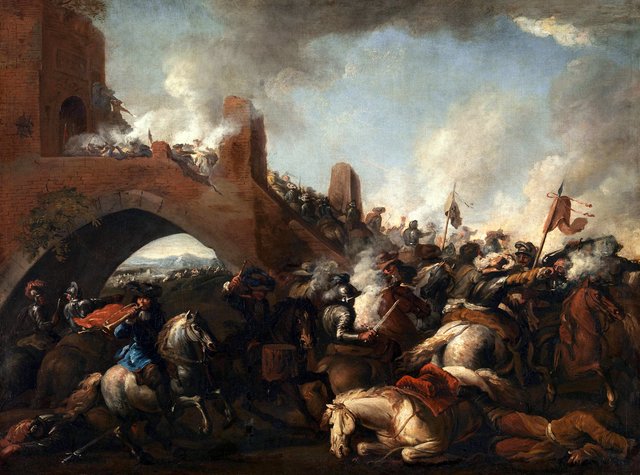 Storming of a castle by Jacques Courtois