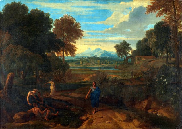 Italienische Landschaft (zugeschrieben) by Francisque Millet