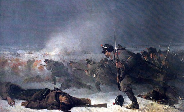 Smirdan attack by Nicolae Grigorescu