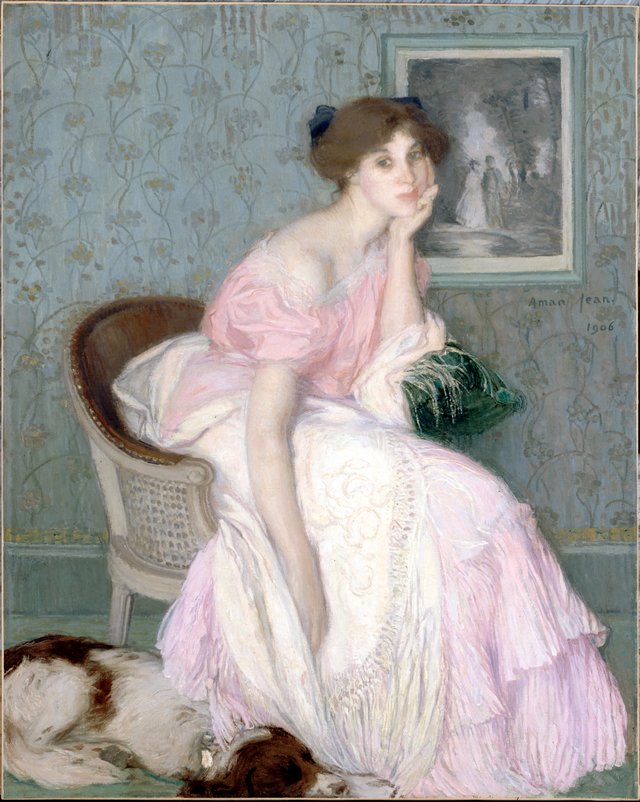Portrait of Miss Ella Carmichaël by Edmond Aman-Jean
