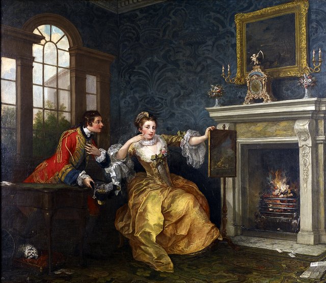 The Lady's Last Stake by William Hogarth