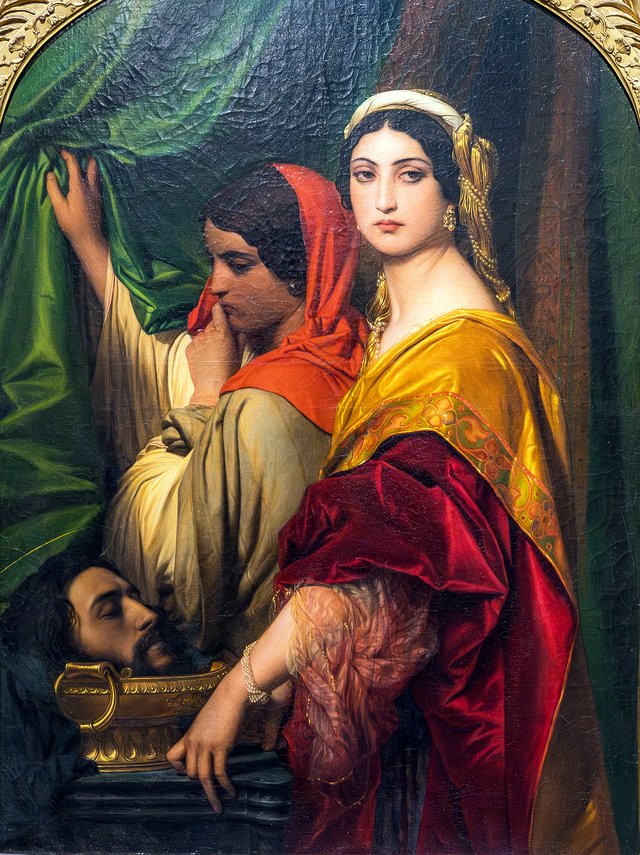 Herodias with the Head of St. John the Baptist by Paul Delaroche
