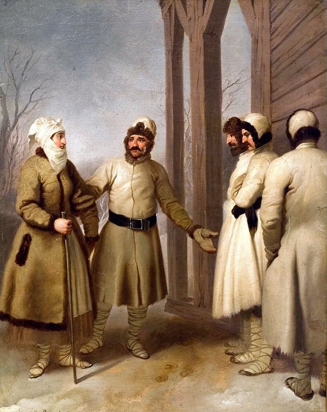 Lithuanian peasants by Franciszek Smuglewicz