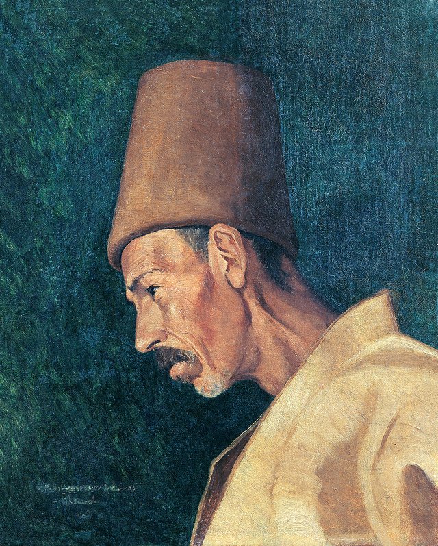 Kökenoğlu Rıza Efendi by Osman Hamdi Bey