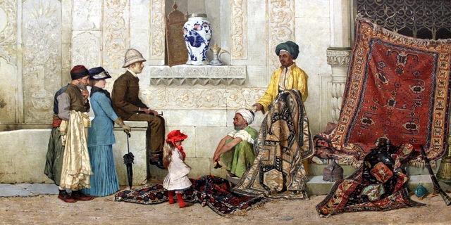 Turkish Street Scene by Osman Hamdi Bey