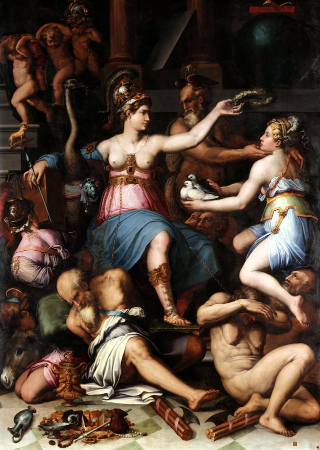 Allegory of justice and truth by Giorgio Vasari