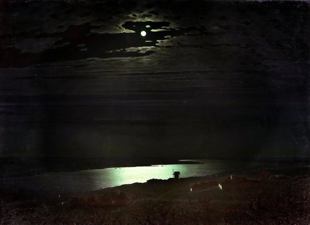Moonlit Night on the Dnieper by Arkhip Kuindzhi