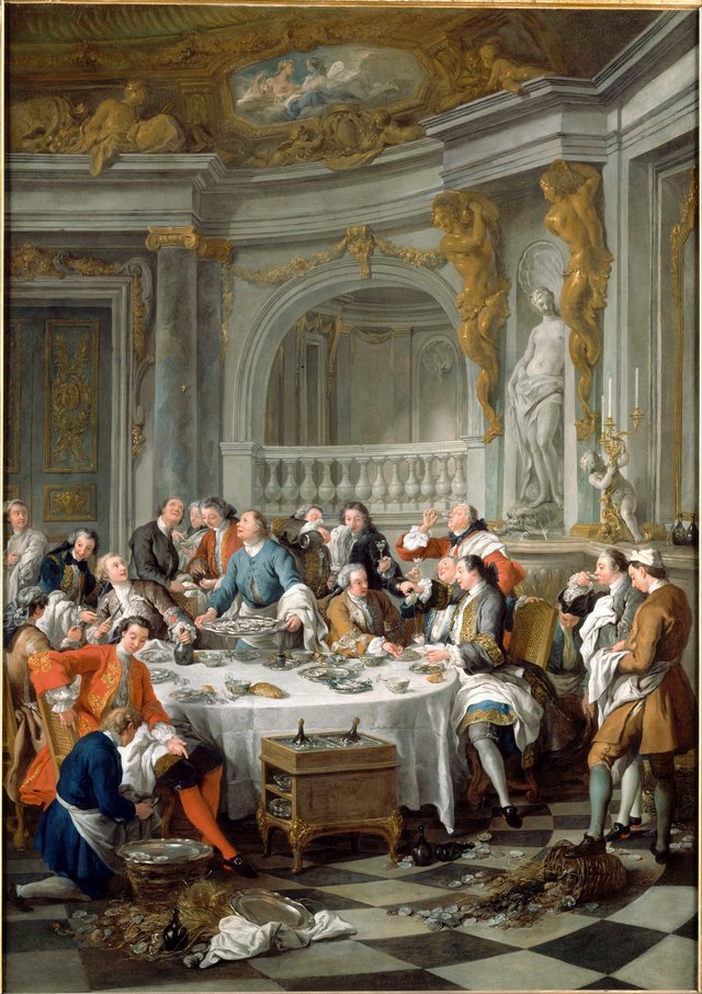The Lunch of Oysters by Jean-François de Troy