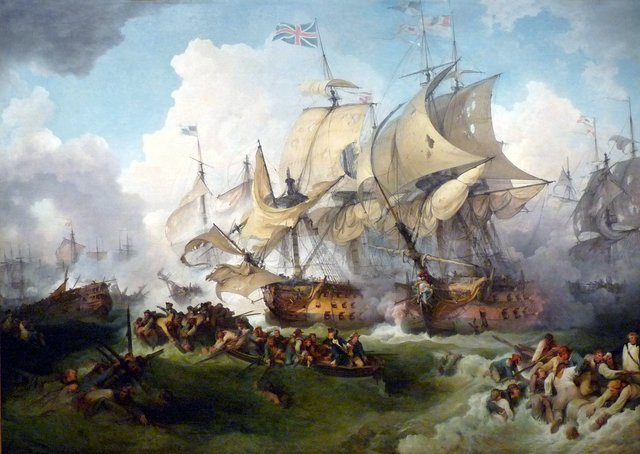 Lord Howe's action, or the Glorious First of June by Philip James de Loutherbourg