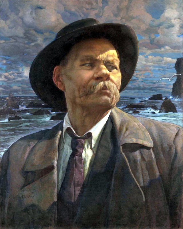 Maxim Gorky by Isaak Brodsky