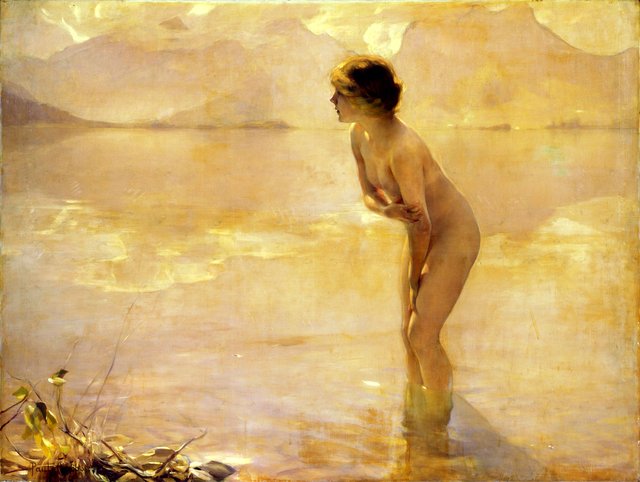 September Morn by Paul Émile Chabas