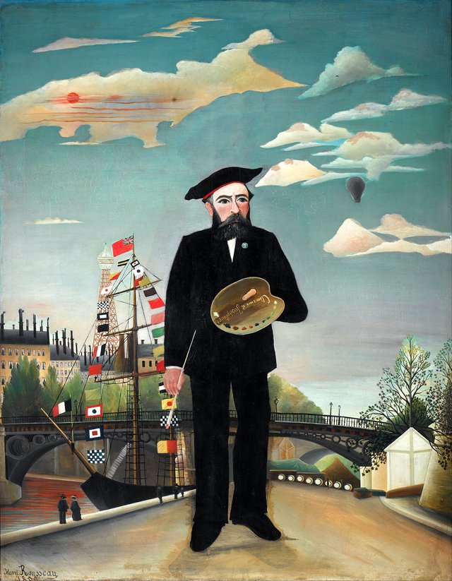 Myself: Portrait – Landscape by Henri Rousseau
