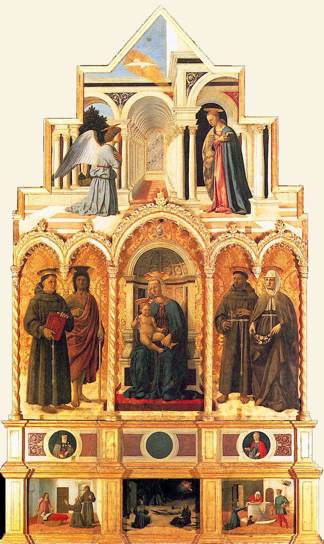 Polyptyque de Sant'Antonio by Piero della Francesca