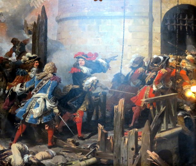 The storming of Valenciennes by Jean Alaux