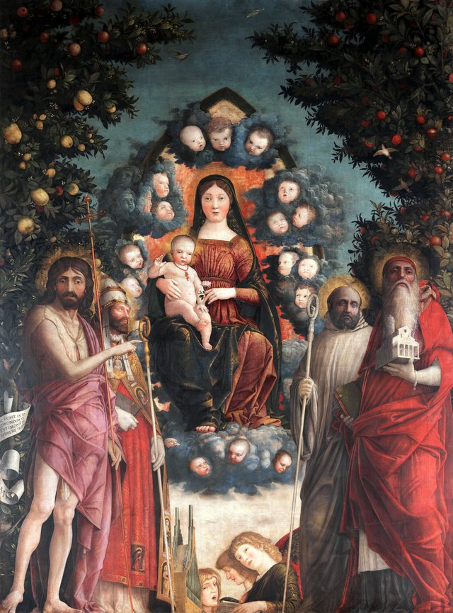 Trivulzio Madonna by Andrea Mantegna