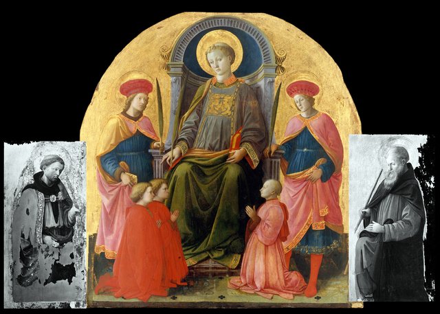 Saint Lawrence Enthroned with Saints and Donors by Filippo Lippi