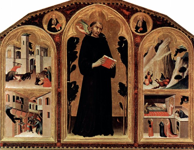 Triptych of Saint Augustine by Simone Martini