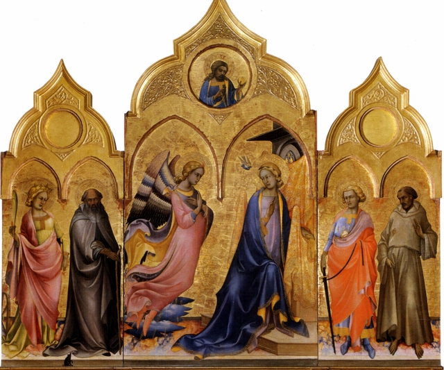 Annunciation Triptych by Lorenzo Monaco