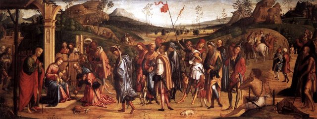 The Adoration of the Magi by Lorenzo Costa