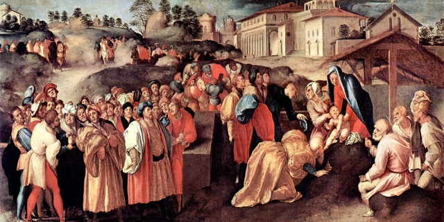 Adoration of the Magi by Pontormo
