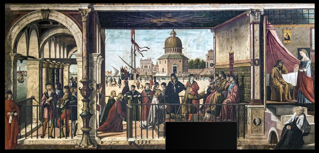 Arrival of the English Ambassadors by Vittore Carpaccio