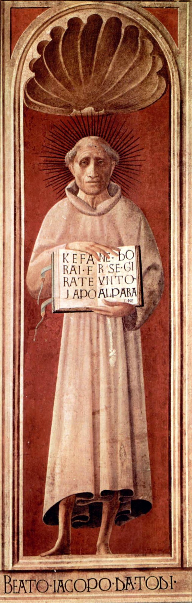 Painting of Jacopone da Todi by Paolo Uccello